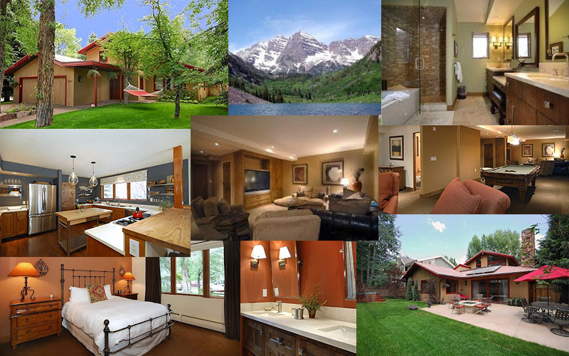 aspen vacation home property features
