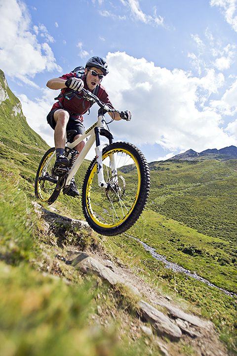 Mountain biking